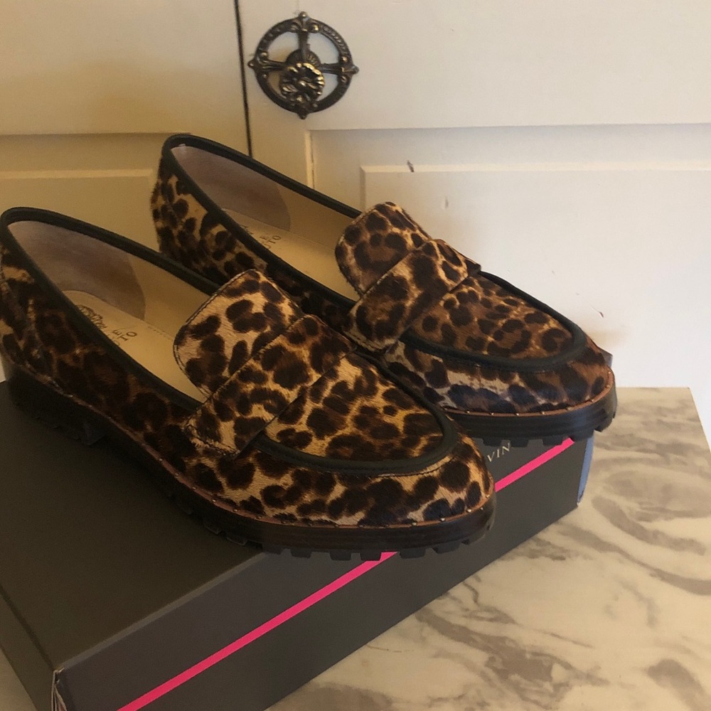 Vince Camuto Animal Print Loafers